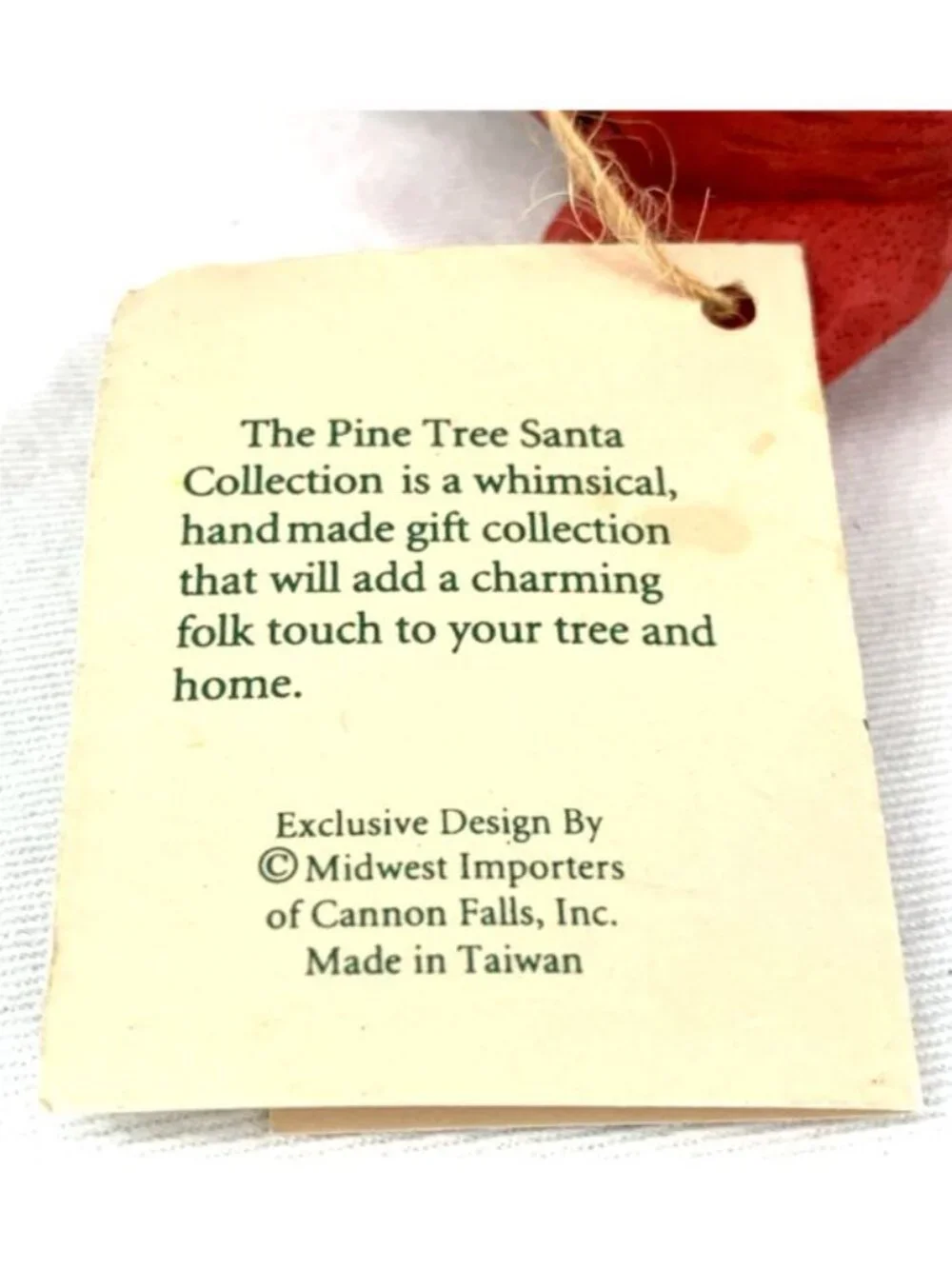 Pine Tree Lodge Elf Cardinal Bird Christmas Ornament NWT 4.75